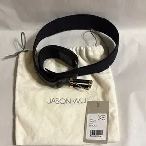 Jason Wu | Accessories | Jason Wu Black Stretch Belt With  display picture 2